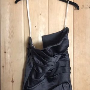 Gray Bridal dress from David’s Bridal